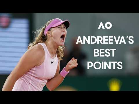 MIrra Andreeva's best points at the Australian Open