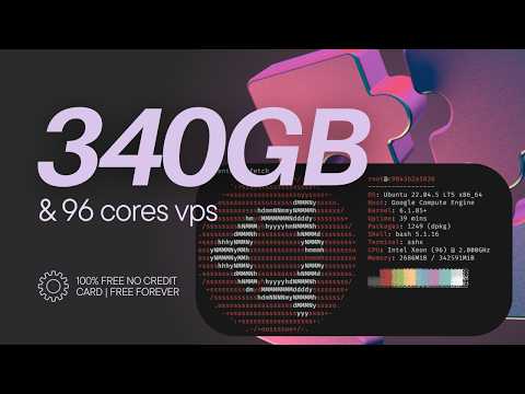 How to get up to 340 GIGABYTES of RAM and / or 96 CPU CORES on a vps FOR FREE NO CREDIT CARD