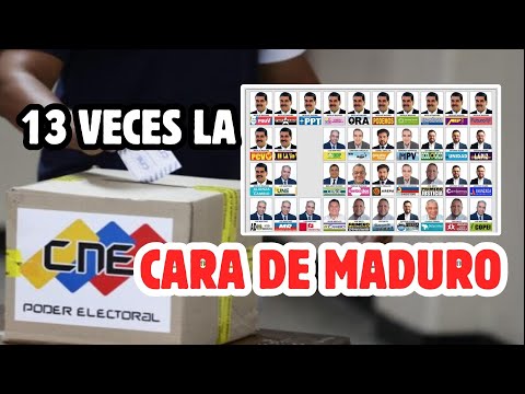 El CNE presenta el tarjetón electoral del 28 de julio | LO QUE ESTÁ PASANDO