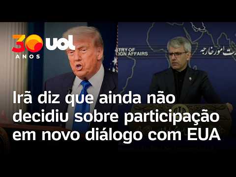 Irã diz que ainda não decidiu sobre participação em nova rodada de negociação com os EUA; vídeo