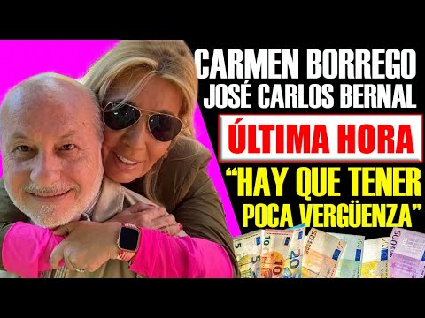 CARMEN BORREGO Y SU MARIDO JOSÉ CARLOS BERNAL: HAY QUE TENER POCA VERGÜENZA.