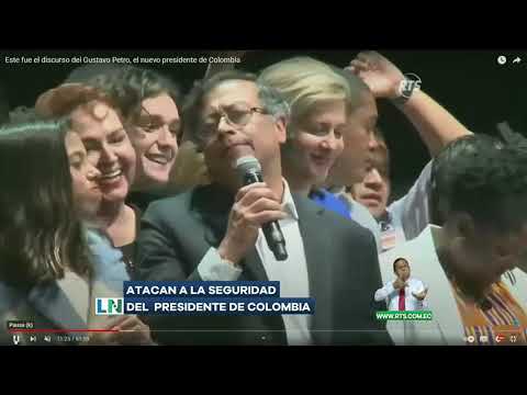 Atacan a la seguridad del Presidente de Colombia