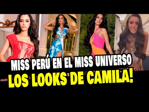 MISS UNIVERSO: LOS LOOKS DE MISS PERÚ CAMILA ESCRIBENS TRAS LLEGAR A EL SALVADOR