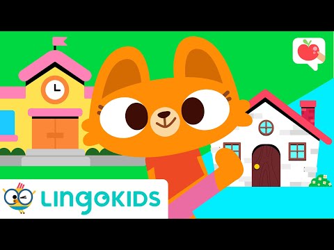 PLACES IN TOWN 📍🏙️ VOCABULARY, SONGS and GAMES | Lingokids