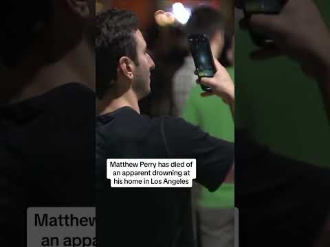 Fans of Matthew Perry have laid flowers near New York apartment building featured in Friends