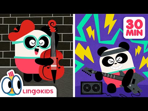 BABY BOT Knows MUSIC 🥁 + More Kids Educational Cartoons | Lingokids