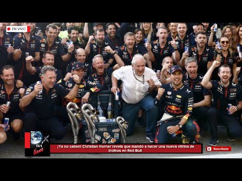 ¡Ya no caben! Christian Horner revela que mandó a hacer una nueva vitrina de trofeos en Red Bull