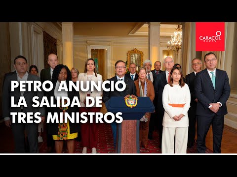 El presidente Gustavo Petro anunció la salida de los ministros de Educación, Deporte y Cultura