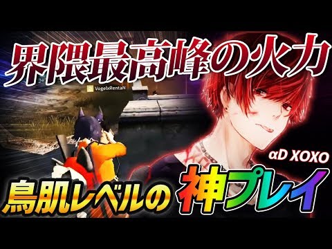 【荒野行動】界隈最高峰の火力。αDXOXOことれんにきが最強と言わんばかりの神プレイが鳥肌立つレベルでヤバすぎたwww