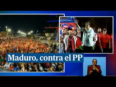 Maduro llama franquista al PP, falangista a Ayuso y ladrón vinculado al narcotráfico a Feijóo