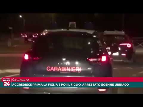 Catanzaro: aggredisce i figli da ubriaco, arrestato 50enne