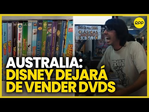 Disney dejará de vender DVDs y Blu-Ray en Australia
