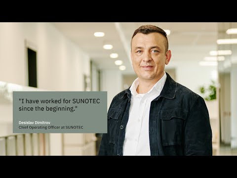 Meet the SUNOTEC team: Desislav Dimitrov, Chief Operating Officer