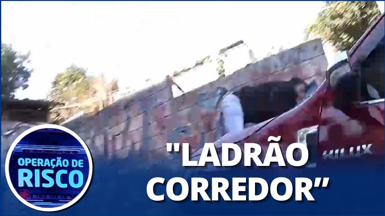 Após perseguição insana, jovem é detido e diz “que só era o piloto” de carro roubado