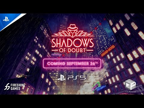 Shadows of Doubt - Release Date Announce Trailer | PS5 Games