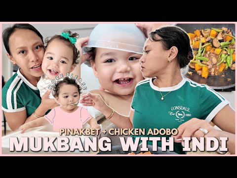 LET'S EAT PINAKBET WITH BUNSO INDI! ANG DALDAL NA NIYA! ❤️ | rhazevlogs