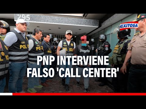 ¡Alarmante! PNP interviene falso 'call center' usado para extorsión 'gota a gota'