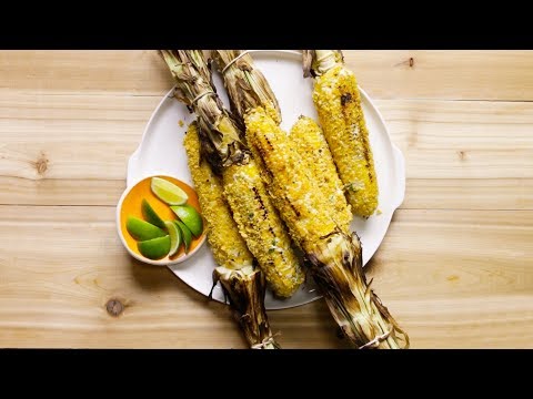 Chip-Crusted Grilled Corn