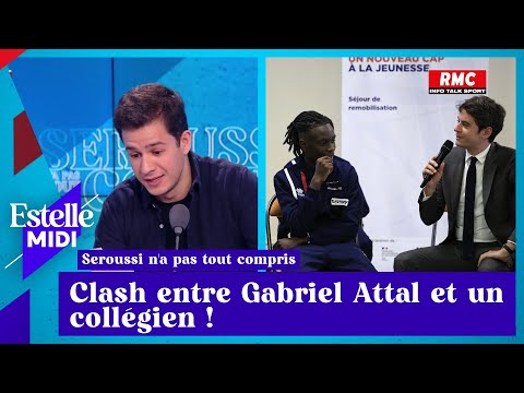 Vincent Seroussi : Clash entre Gabriel Attal et un collégien !