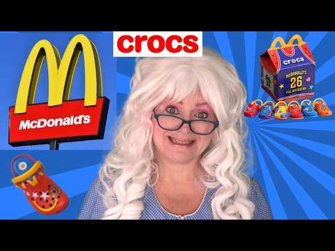 Granny McDonald's CROCS Happy Meal Toy Chicken McNuggets