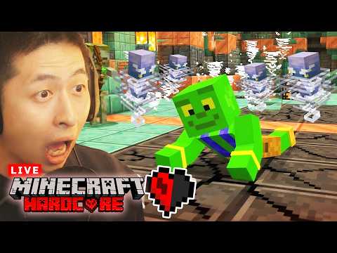 【ハードコア】終了の可能性...トライアルチャンバーでメイスGETできるか...【マイクラ - Day48】