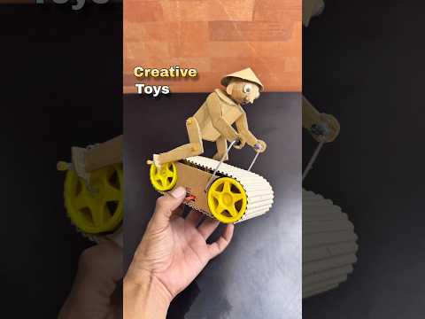 mainan kreatif dari dinamo dan kardus bekas #toys #mainan #creative #unik  #amazing