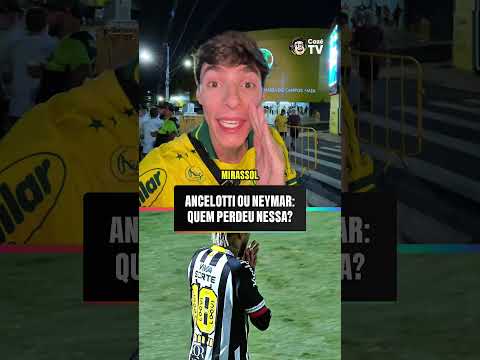 Ancelotti veio pra Mirassol ver o Neymar jogar 🤨🏟️
