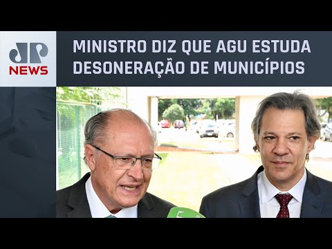 Alckmin demonstra apoio a Haddad por meta fiscal