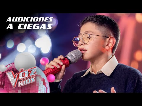 Daniel Talero canta ‘Nuestro Juramento’ - Audiciones a ciegas | La Voz Kids Colombia 2024