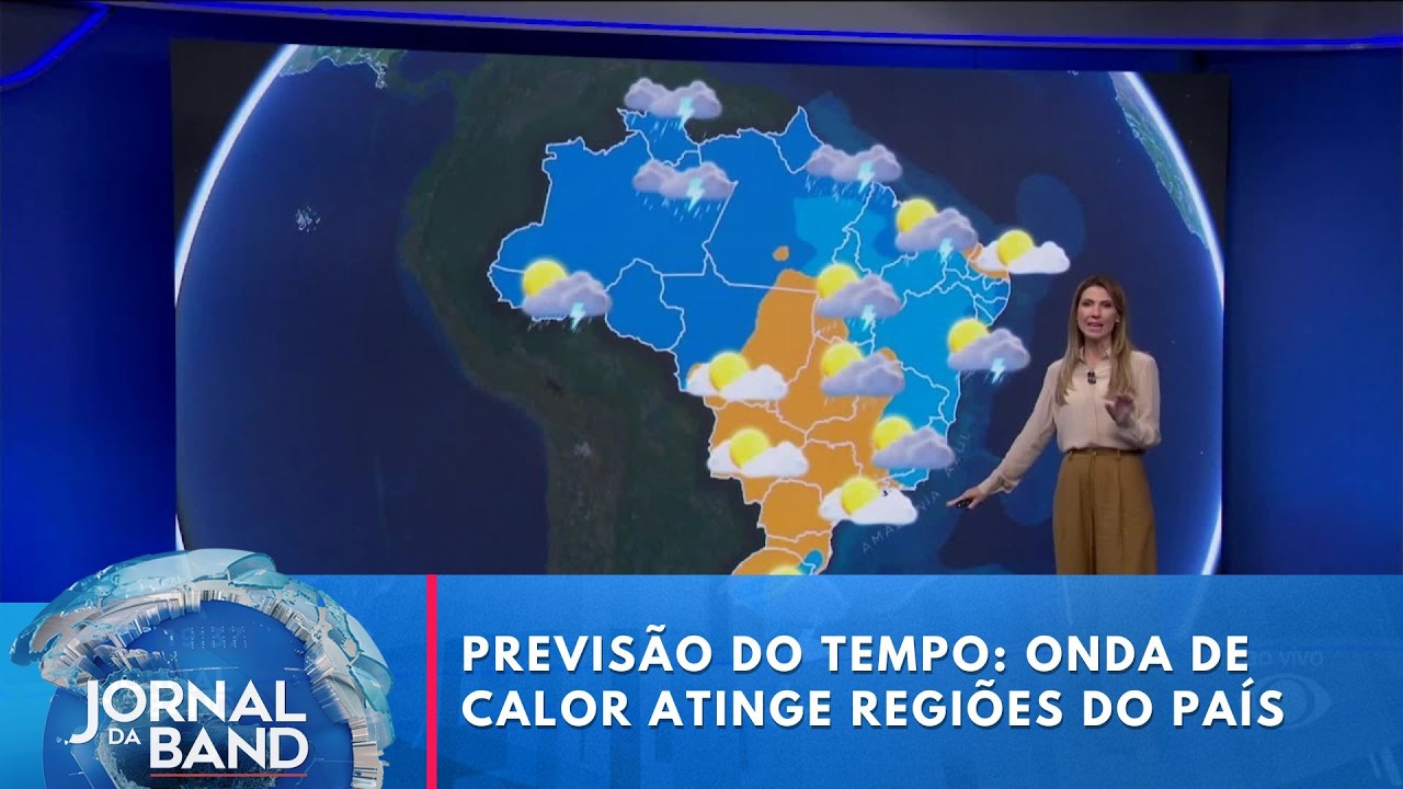 Previsão do tempo onda de calor atinge regiões do país