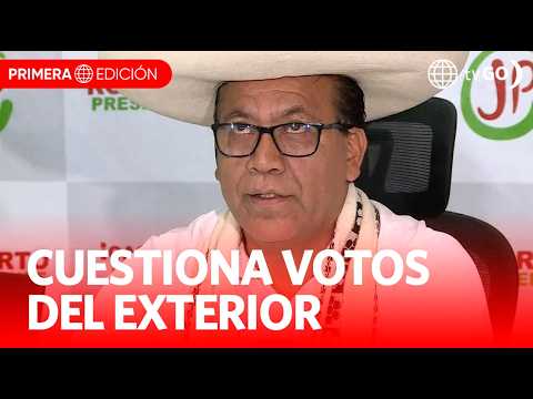 Roberto Sánchez evalúa impugnar votos del exterior  Primera Edición  Noticias Perú