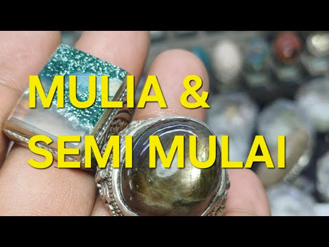 LIVE BATU MULIA SEMI, PERMATA AKIK PERHIASAN AKSESORIS ASLI