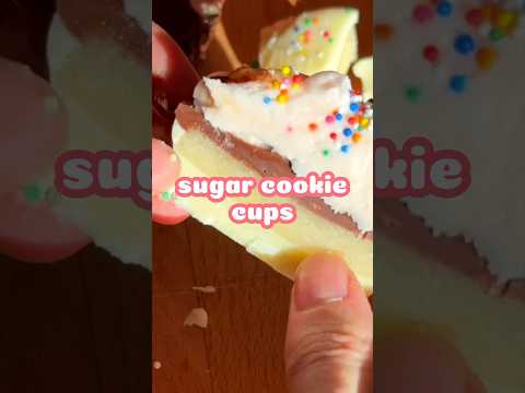 SAVE these sugar cookie cups for your next girls night or sweet tooth snack! ??SUGAR COOKIE CUPS