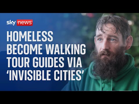 People who have experienced homelessness become walking tour guides