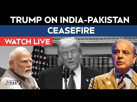 Donald Trump On India-Pakistan Ceasefire | Trump's Big Claim: "US Stopped Nuclear Conflict"