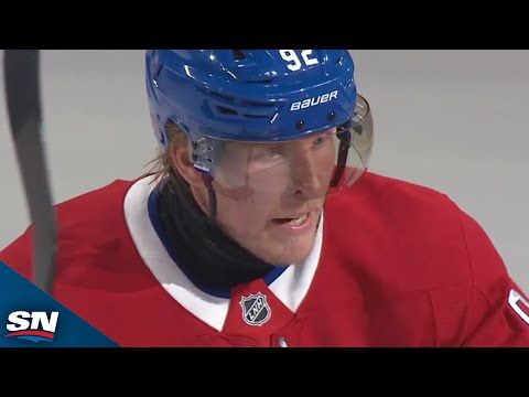 Canadiens Patrik Laine Fires One-Timer For Power-Play Goal