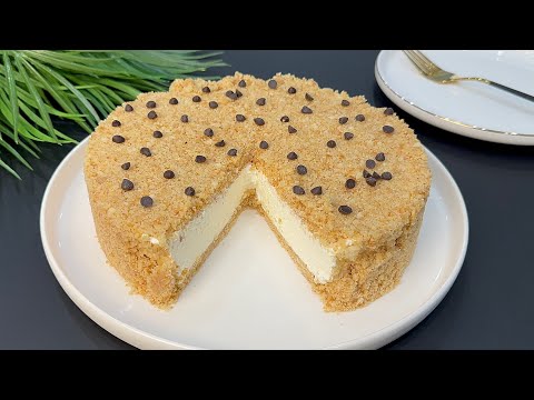 Torta veloce super cremosa senza cottura e a zero costi! Incredibilmente buonissima !