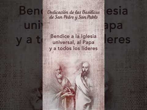 Dedicación a la Basílica de San Pedro y San Pablo #SantoDelDía  #TeleVID #Shorts
