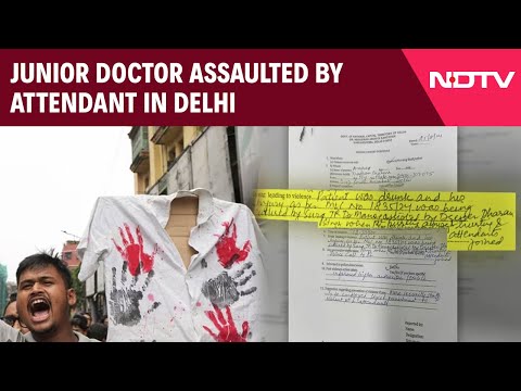 Delhi Breaking News | Junior Doctor Assaulted By Patient's Attendant In Delhi Hospital