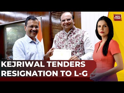 Arvind Kejriwal Tenders Resignation To L-G At His Residence, Change Of Guard In Delhi | India Today