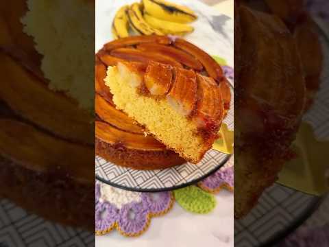 Bolo de Fubá com Banana Fácil e Fofinho