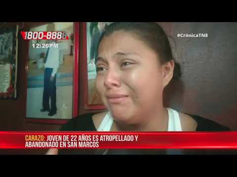 Aflicción en familia caraceña por joven que murió aparentemente atropellado - Nicaragua