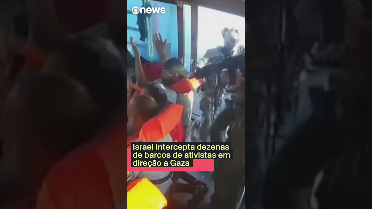 Israel intercepta dezenas de barcos de ativistas em direção a Gaza