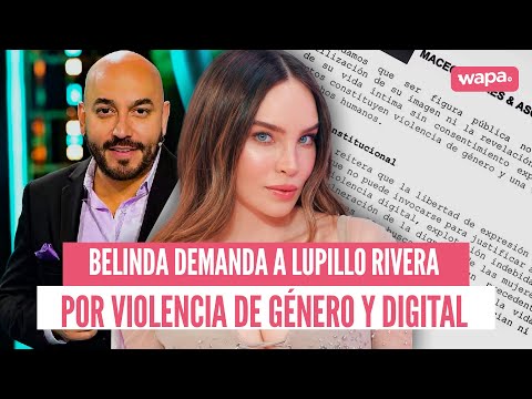 ¿Por qué Belinda demandó a Lupillo Rivera?
