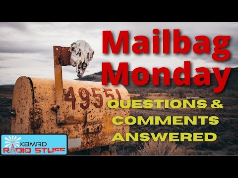 Mailbag Monday # 1 |  Your questions answered...poorly.