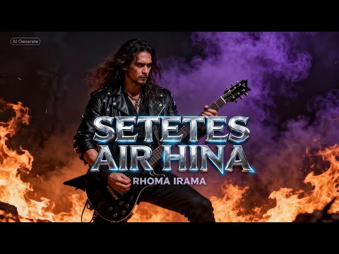SETETES AIR HINA — Rhoma Irama (AI Rock Energi Cover) ⚡ Versi Rock Paling Epik & Berkarisma 2025!