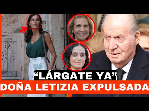 LA REINA LETIZIA EXPULSADA DE ZARZUELA por EL REY JUAN CARLOS I por CUMBRE DE LOS BORBON