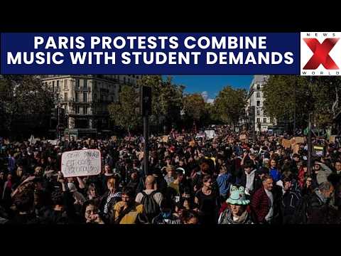 French Students Protest Teacher Shortages as Youth Orchestra Plays Outside Paris <strong>City</strong> <strong>Hall</strong> | NXW
