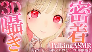 【KU100/ASMR】お姉さんに甘えて、ダメになっちゃおっか…♡新3D×まったり密着囁きが気持ちいいTalkingASMR♡【囁き雑談】W