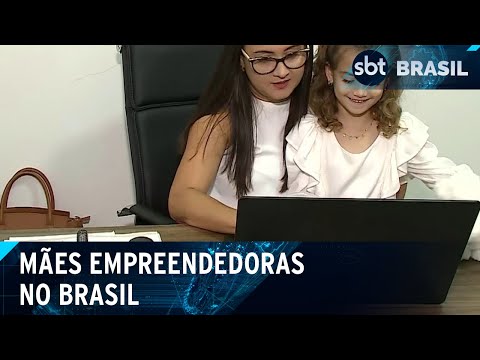 Empreendedorismo é popular entre mulheres que querem tempo com filhos | SBT Brasil (20/04/24)